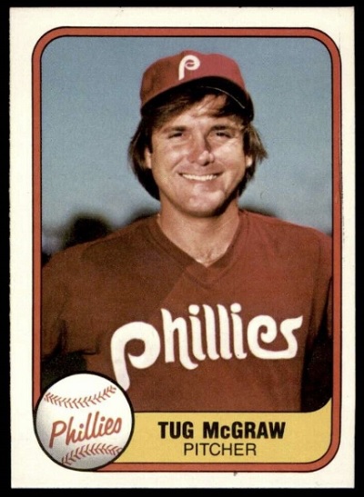 Card of the Day: Tug McGraw 1981 Fleer #7